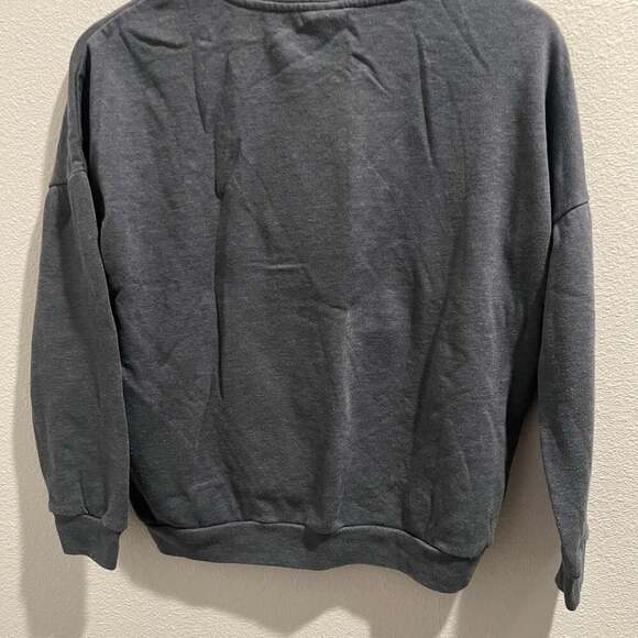 Disney The Little Mermaid Ariel and Flounder Girls Oversized Sweatshirt - Picture 2 of 4